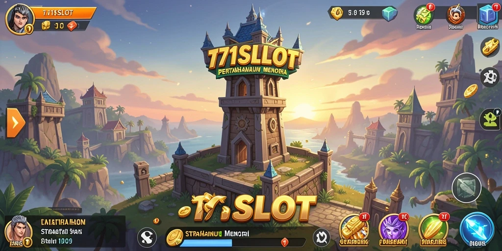 Tampilan gameplay Tower Defense yang menarik dan seru.