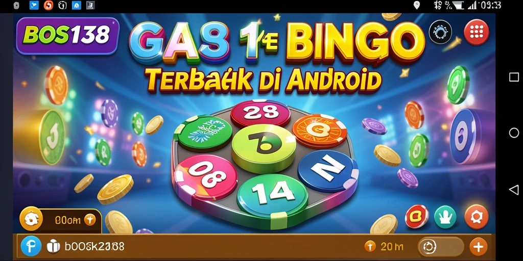 Tampilan skrin permainan Bingo yang mengasyikkan di BOS138.