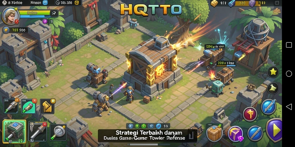 Gameplay Tower Defense yang seru dan menantang di HQTOTO.