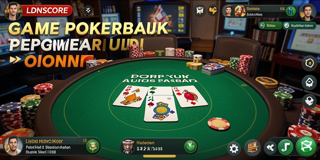 Tampilan gameplay poker yang menarik di LDNSCORE.