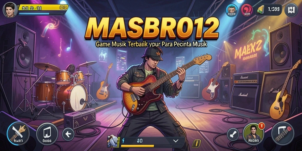 Tampilan gameplay interaktif MASBRO12 yang memukau.