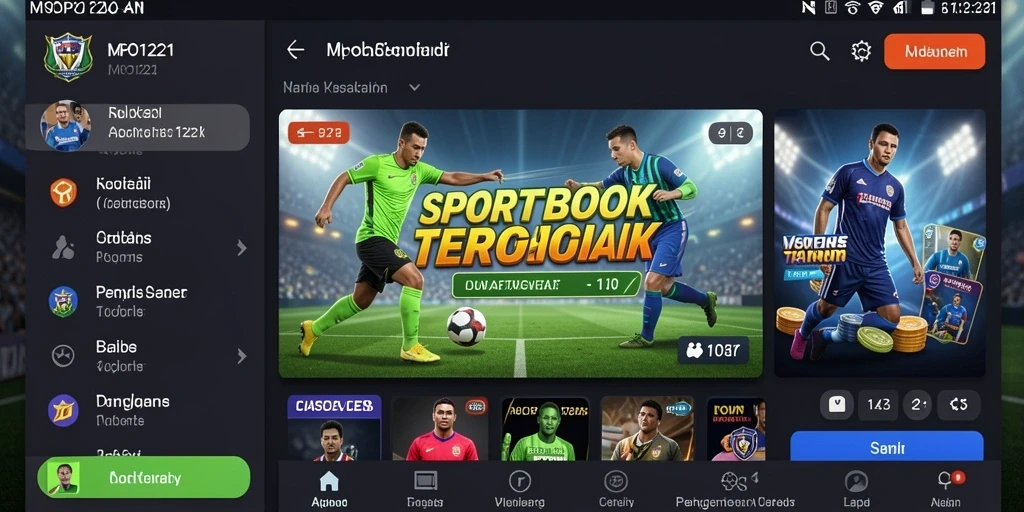 Tampilan menarik dari gameplay Sportsbook MPO1221.