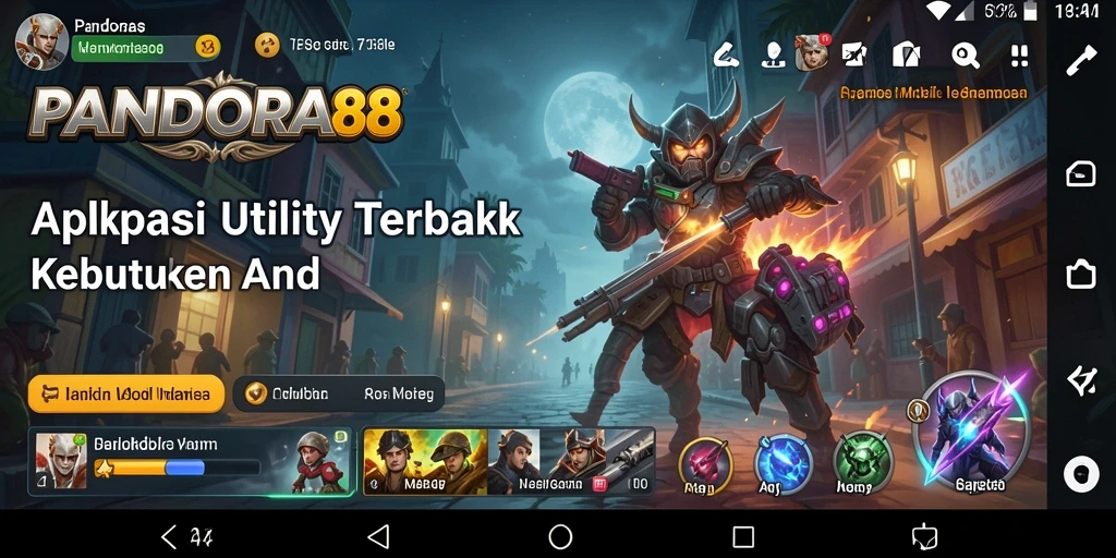 Tampilan utama aplikasi PANDORA88 yang intuitif dan menarik.