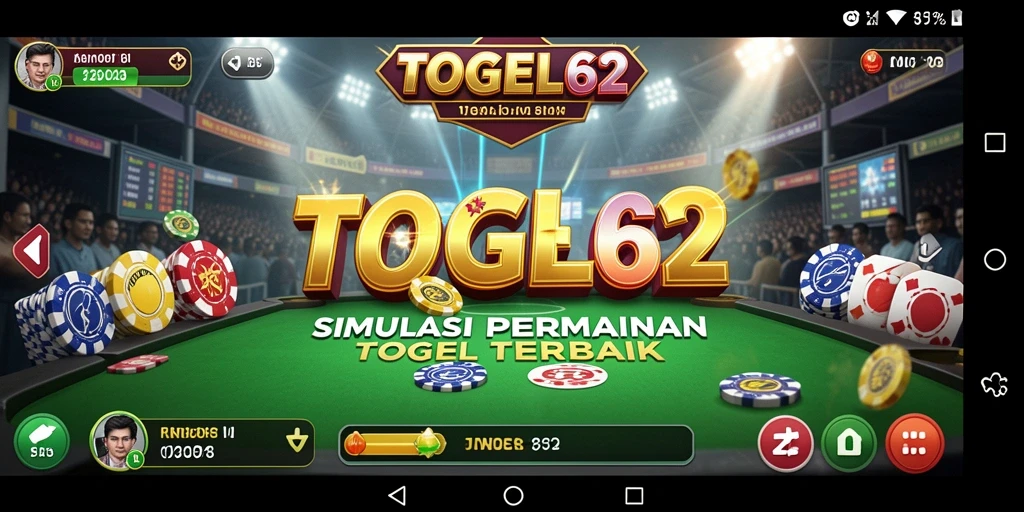 Tampilan gameplay TOGEL62 yang menarik dan interaktif.
