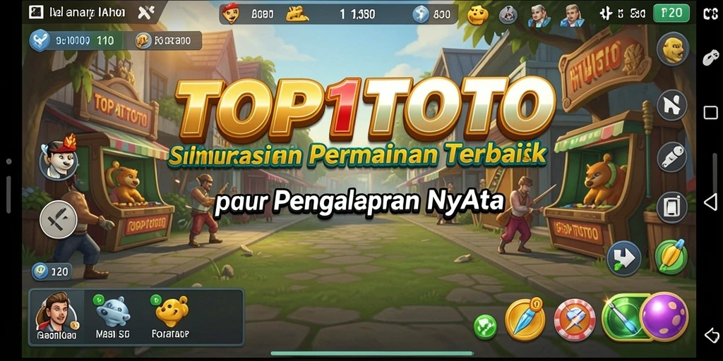 Tampilan gameplay menarik dari TOP1TOTO yang realistis dan interaktif.